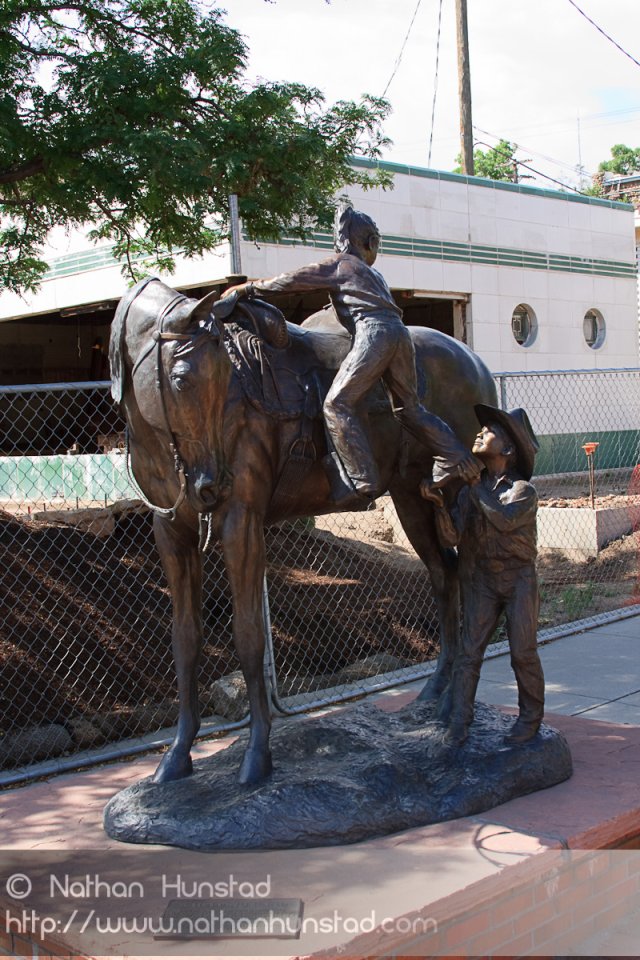 A sculpture in Golden, CO